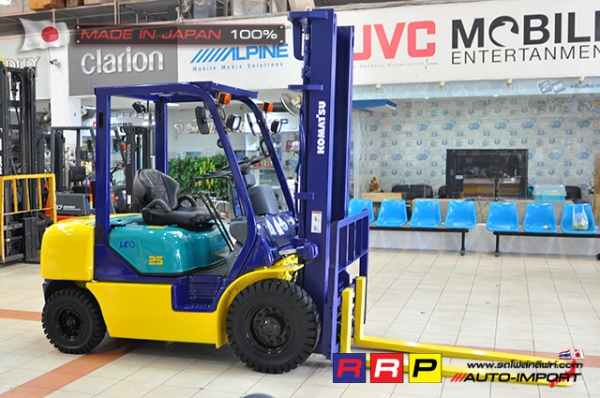 ขายรถโฟล์คลิฟท์มือสอง KOMATSU รุ่น FD25C-12-526762 นำเข้าจากประเทศญี่ปุ่น 100\% ไม่เคยใช้งานในไทย ขายรถโฟล์คลิฟท์มือสอง KOMATSU รุ่น FD25C-12-526762 นำเข้าจากประเทศญี่ปุ่น 100\% ไม่เคยใช้งานในไทย