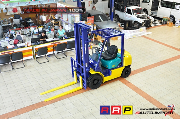 ขายรถโฟล์คลิฟท์มือสอง KOMATSU รุ่น FD25C-12-526762 นำเข้าจากประเทศญี่ปุ่น 100\% ไม่เคยใช้งานในไทย ขายรถโฟล์คลิฟท์มือสอง KOMATSU รุ่น FD25C-12-526762 นำเข้าจากประเทศญี่ปุ่น 100\% ไม่เคยใช้งานในไทย