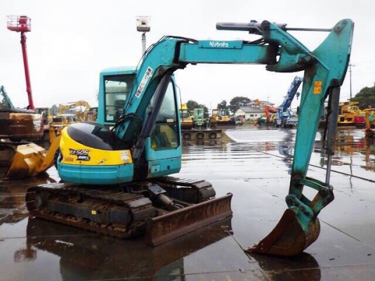 ขายแม็คโคร KUBOTA RX-505 ปี 2008 (ขนาด 5 ตัน) 5000 ชั่วโมง FROM JAPAN พร้อมใช้งาน ติดต่อ 063-9316985 ID LINE : 0639316985 ครับ
