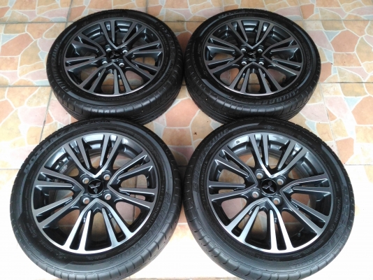 ล้อเดิม mitsubishi mirage ขอบ 15 พร้อมยาง ปี 17