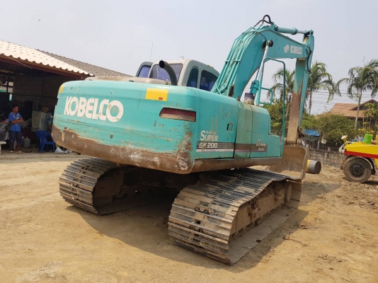 ขายรถแบคโฮ KOBELCO SK-200 MARK SUPER ( YN10) เอกสารเล่มทะเบียน ราคา.1,150,000 รถสวย เครื่อง ปั้ม แรง โซ้เปลี่ยนใหม่ใช้งานไม่กี่งาน เฟรมสวย แผ่นขนาด 80 เอวมีขยับนิดหน่อย มูมฮาร์มสวย แอร์มี ใช้งานแล้ว 13,000 กว่า ชั้วโมง รถทำงานอยู่ สนใจโทร.081-3531946 ต่อ.