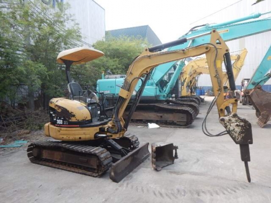 CAT 303CR ขนาดPC-30 <หัวแย๊กพร้อมบุ้งกี๊>รถเก่านอกมีเอกสารใบอินวอย☎️ติดต่อ 085-5632278 <ราคาต่อรองได้>