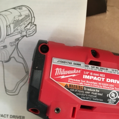 สว่านหัวไขควง รุ่นใหม่ล่าสุดปี 2018 Milwaukee 2553-20 ตัวเปล่า ไม่รวมแบตและแท่นชาร์จ สว่านหัวไขควง รุ่นใหม่ล่าสุดปี 2018 Milwaukee 2553-20 ตัวเปล่า ไม่รวมแบตและแท่นชาร์จ