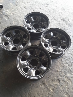 ล้อกะทะผ่า Vigo 6/139 ขอบ 16*8 et-15 สวยๆ 1ชุด