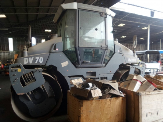 รถบดเบรคดาวน์ ขนาด8ตัน แฮม  DV70 เก่านอก
