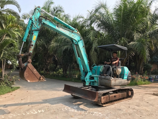 ขายแบคโฮ KOBELCO SK45 ลายหัวแย๊ก บุ้งกี๋ ปั้มนิ้ว แทรคเหล็ก ครบๆ สวยเดิมจากญี่ปุ่น ทำงานสมบูรณ์ทุกระบบ รับรองไม่ผิดหวัง 365,000 เท่านั้น!!