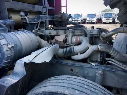 Hino mega CNG รถห้างแท้ เครื่อง 260 แรง ปี 55 แม่ลูกดัมพ์อู่พงษ์ไพบูลย์ ลูก 2 เพลา รถพร้อมใช้ราคาไม่สูงค่ะ