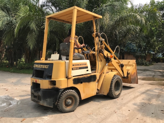 ขายรถตัก KOMATSU SG10 สวยเดิมจากญี่ปุ่น ยังไม่เคยใช้ในไทย 135,000เท่านั้น!!