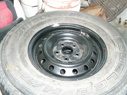 ยางอะไหล่ฟอจูนเน่อ1000 5รู