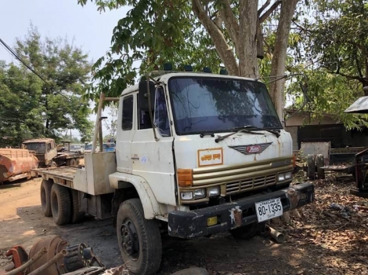 ขาย 325,000 บาท HINO เทเลอร์ 2 เพลา (คัสชี Nissan หน้ายาว) เครื่อง Nissan -PE6 -280 แรง หัวบาง ยางดี