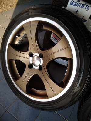 แม็กสวยขอบ 17 งาน k speed พร้อมยางดี ปลายปี 15