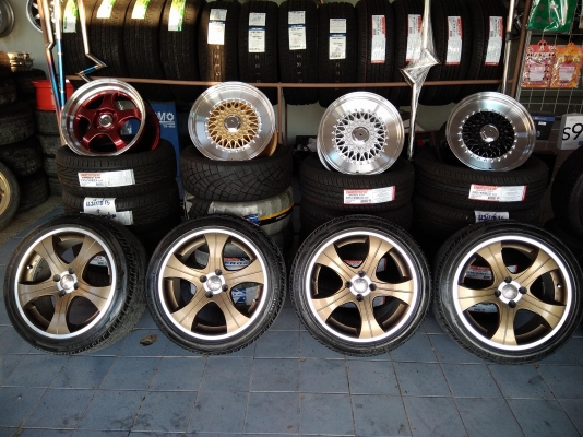 แม็กสวยขอบ 17 งาน k speed พร้อมยางดี ปลายปี 15