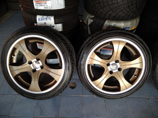 แม็กสวยขอบ 17 งาน k speed พร้อมยางดี ปลายปี 15