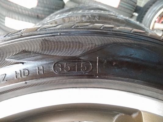 แม็กสวยขอบ 17 งาน k speed พร้อมยางดี ปลายปี 15