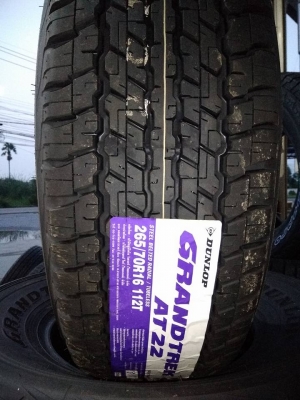 ยางใหม่ดันลอป เอที22 ขนาด 265 70 16 ปี 18 เส้นละ 3400 บาท