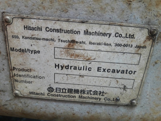 ขายจ้า..HITACHI EX120-5  เก่านอกแท้  เดิมๆๆ  สภาพสวย  แทรคใหญ่ 70  ปลายพิเศษ  6,XXX  ชั่วโมง  โทร  089-3818694  ดวงนภา