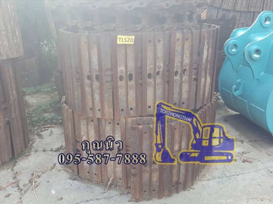 โซ่แทรคพร้อมใบ KOMATSU PC 120-6 50c เก่านอก 90,000 บาท ราคาคุยได้
