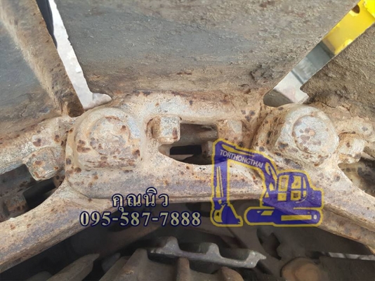 โซ่แทรคพร้อมใบ KOMATSU PC120-3 ใบแทรคยาว48ซม เก่าใน 70,000 บาท โซ่แทรคพร้อมใบ KOMATSU PC120-3 ใบแทรคยาว48ซม เก่าใน 70,000 บาท