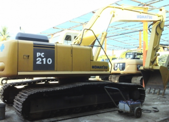 รถขุด โคมัตสุ pc210LC-6 ใบแทรค 70 รถนอกไม่เคยใช้ในไทย