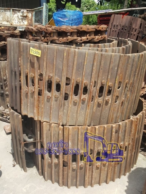 โซ่แทรคพร้อมใบ KOMATSU PC 200-7 เก่านอกญี่ปุ่น ใบแทรคยาว60ซม โซ่แทรคพร้อมใบ KOMATSU PC 200-7 เก่านอกญี่ปุ่น ใบแทรคยาว60ซม