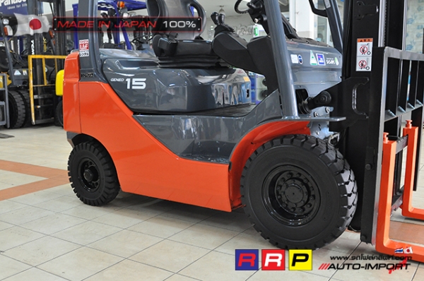 ขายรถโฟล์คลิฟท์มือสอง TOYOTA รุ่น 8FD15-13007 นำเข้าจากประเทศญี่ปุ่น 100\% ไม่เคยใช้งานในไทย ขายรถโฟล์คลิฟท์มือสอง TOYOTA รุ่น 8FD15-13007 นำเข้าจากประเทศญี่ปุ่น 100\% ไม่เคยใช้งานในไทย