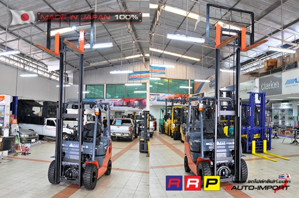 ขายรถโฟล์คลิฟท์มือสอง TOYOTA รุ่น 8FD15-13007 นำเข้าจากประเทศญี่ปุ่น 100\% ไม่เคยใช้งานในไทย ขายรถโฟล์คลิฟท์มือสอง TOYOTA รุ่น 8FD15-13007 นำเข้าจากประเทศญี่ปุ่น 100\% ไม่เคยใช้งานในไทย