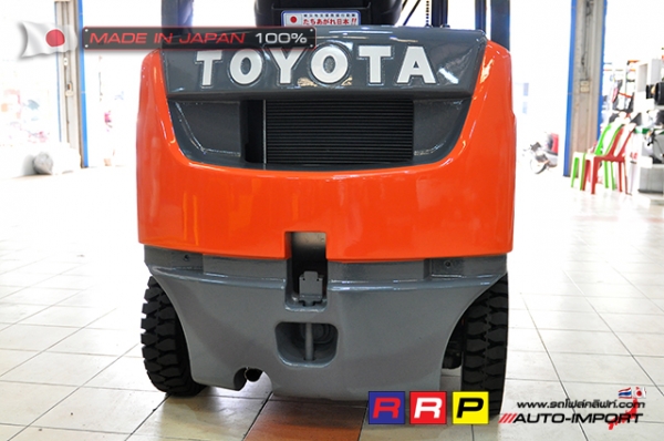 ขายรถโฟล์คลิฟท์มือสอง TOYOTA รุ่น 8FD15-13007 นำเข้าจากประเทศญี่ปุ่น 100\% ไม่เคยใช้งานในไทย ขายรถโฟล์คลิฟท์มือสอง TOYOTA รุ่น 8FD15-13007 นำเข้าจากประเทศญี่ปุ่น 100\% ไม่เคยใช้งานในไทย