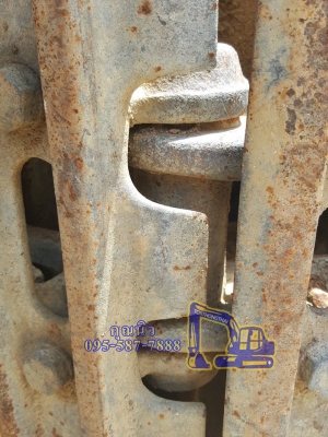 โซ่แทรคพร้อมใบ KOMATSU PC 200-5 เก่านอก ใบแทรคยาว80ซม 55,000 บาท โซ่แทรคพร้อมใบ KOMATSU PC 200-5 เก่านอก ใบแทรคยาว80ซม 55,000 บาท