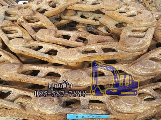 โซ่แทรค รถแบคโฮ CAT 320 เก่าใน 40,000 บาท โซ่แทรค รถแบคโฮ CAT 320 เก่าใน 40,000 บาท