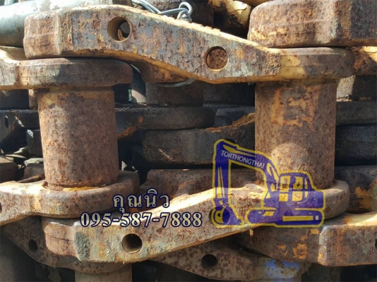 โซ่แทรค CAT D5H เก่านอกญี่ปุ่นแท้สวยๆ 90,000 บาท บู๊ทสวย โซ่เต็ม