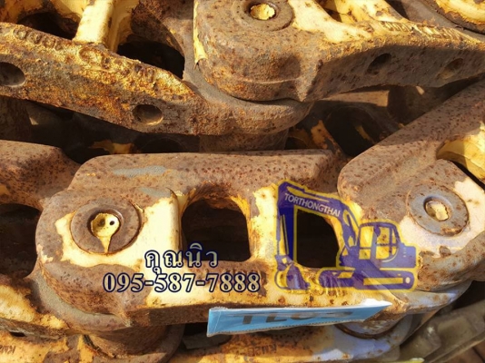 โซ่แทรค CAT D5H เก่านอกญี่ปุ่นแท้สวยๆ 90,000 บาท บู๊ทสวย โซ่เต็ม