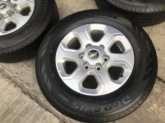 ล้อแม็กเชฟโรเลต พร้อมยาง 215-70-16 ปี18 ป้ายแดง