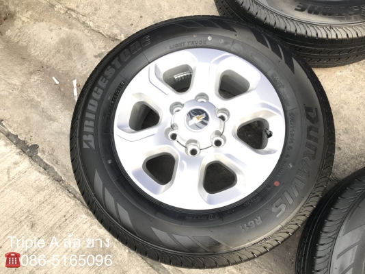 ล้อแม็กเชฟโรเลต พร้อมยาง 215-70-16 ปี18 ป้ายแดง