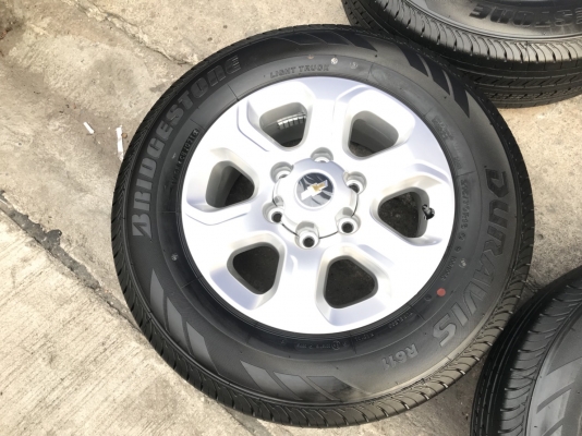 ล้อแม็กเชฟโรเลต พร้อมยาง 215-70-16 ปี18 ป้ายแดง