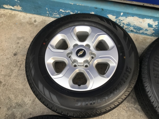 ล้อแม็กเชฟโรเลต พร้อมยาง 215-70-16 ปี18 ป้ายแดง