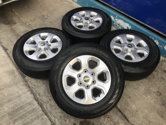 ล้อแม็กเชฟโรเลต พร้อมยาง 215-70-16 ปี18 ป้ายแดง