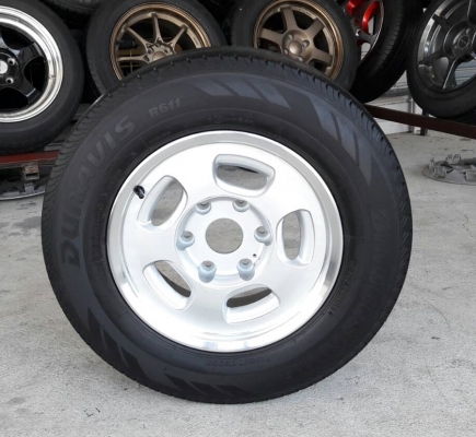 ล้อRacing Wheels 6รู  ขอบ15  พร้อมยาง205/70/15  ปี16  4 ล้อ