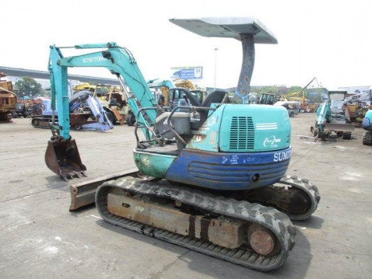 รถขุด SUMITOMO  รุ่น SH40JX  ปั้มนิ้ว /คอนโทรลสั้น/แทรคยาง/เครื่อง ISZUZ   4LC1 เก่านอกสภาพสวยพร้อมใช้งาน