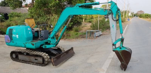 ขายด่วนรถแบคโฮKOMATSUโคมัสซูรุ่นยอดนิยมสวยๆPC15-7เครื่องโคมัสซู3D84เครื่องดีปั่มแรงรถนอกเพิ่งนำเข้ามาใหม่ยังไม่เคยใช้งานในเมืองไทยเลย