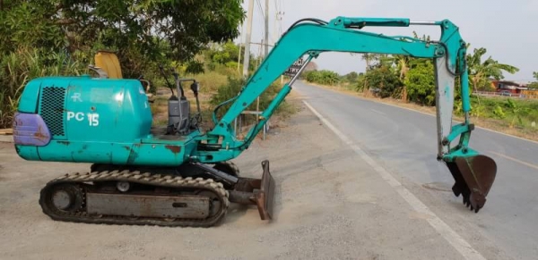 ขายด่วนรถแบคโฮKOMATSUโคมัสซูรุ่นยอดนิยมสวยๆPC15-7เครื่องโคมัสซู3D84เครื่องดีปั่มแรงรถนอกเพิ่งนำเข้ามาใหม่ยังไม่เคยใช้งานในเมืองไทยเลย