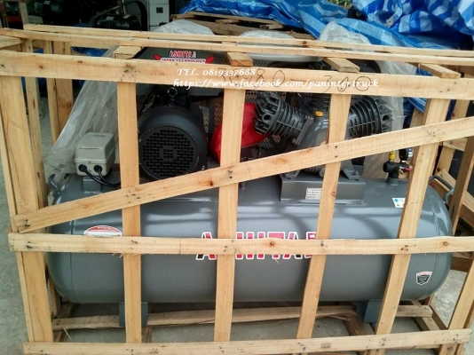 10บาร์ *งานนำเข้า สินค้าใหม่แกะกล่อง*เครื่องปั๊มลม ASHITA ขนาด300ลิตร ,3สูบ ,7.5HPแรง, 380V. (มอเตอร์3สาย/ไฟ3เฟส/โรงงาน) ยังไม่เคยใช้งาน ราคาเพียง 29,000 บาท