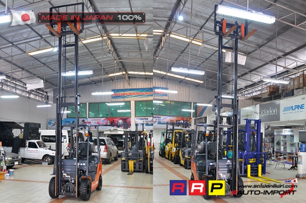 ขายรถโฟล์คลิฟท์มือสอง TOYOTA รุ่น 8FG15-33916 นำเข้าจากประเทศญี่ปุ่น 100\% ไม่เคยใช้งานในไทย