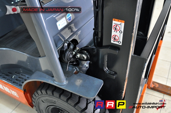 ขายรถโฟล์คลิฟท์มือสอง TOYOTA รุ่น 8FG15-33916 นำเข้าจากประเทศญี่ปุ่น 100\% ไม่เคยใช้งานในไทย