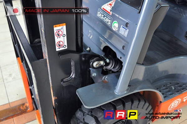 ขายรถโฟล์คลิฟท์มือสอง TOYOTA รุ่น 8FG15-33916 นำเข้าจากประเทศญี่ปุ่น 100\% ไม่เคยใช้งานในไทย