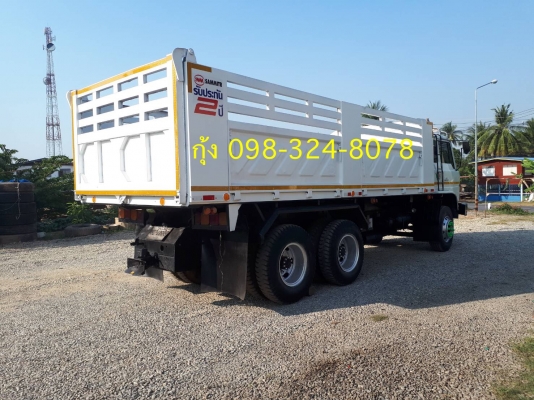 Hino Sumo 227 เครื่องเดิม เกียร์ 3M ดั้มสามมิตรแท้ สโลว์กลาง มีระบบลากพ่วง ยางดี คัทซีสวย แอร์ครบ พร้อมใช้งาน เล่มพร้อมโอน