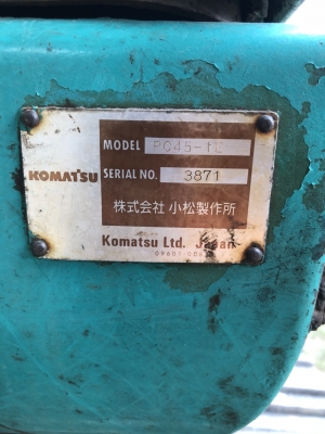 ขายKOMATSU PC45-1E