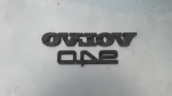 เพลทโลโก้ VOLVO 940