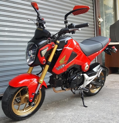 ขออนุญาตขาย HONDA MSX 125เลขไมล์ 5,XXX KM รุ่นล้อทอง ฟรีค่าโอน