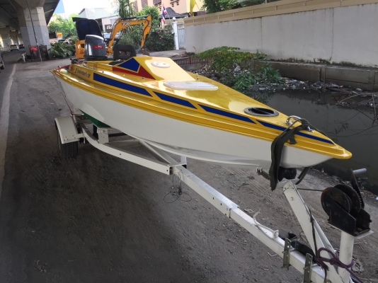 ขายเรือsportเครื่องยามาฮ่า 70แรงใบแต่ง