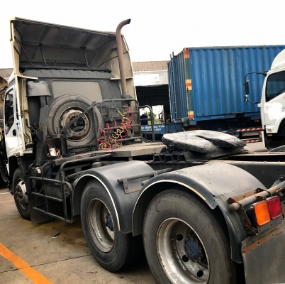 10ล้อหัวลาก ISUZU DECA 320 ปี51 Maxload พร้อมใช้งาน